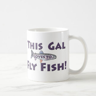 Caneca De Café Este galão ama voar peixes! Pesca com mosca da