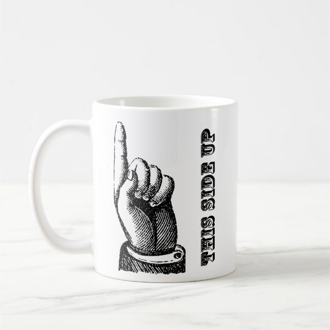 Caneca De Café Este lado acima (Esquerda)