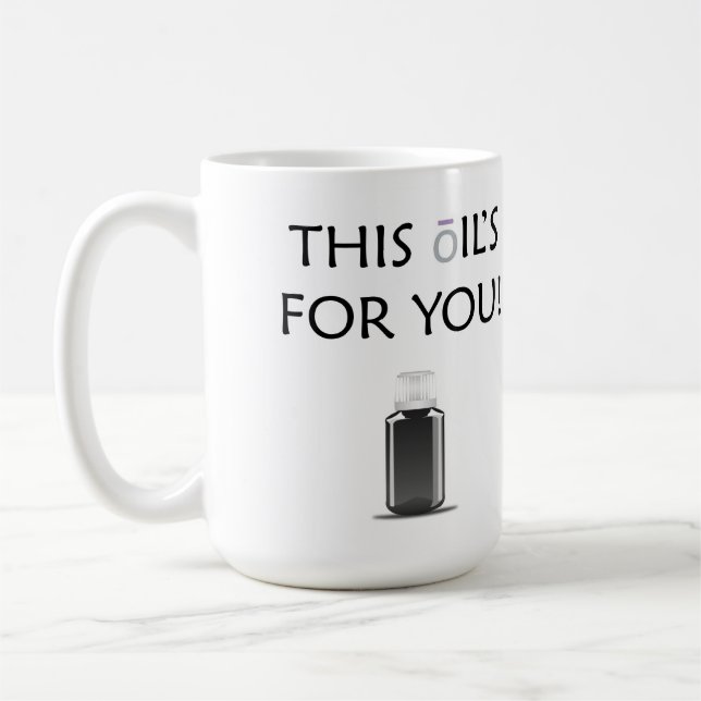 Caneca De Café Este Óleo é para você! (Esquerda)