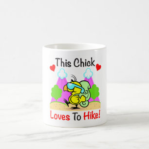 Caneca De Café "Este pintinho ama caminhar" Drinkware