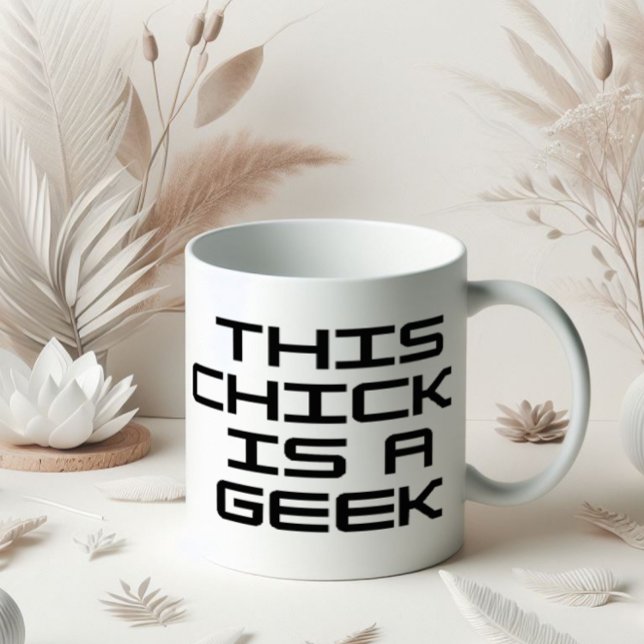 Caneca De Café Este Pintinho é um Geek (Criador carregado)