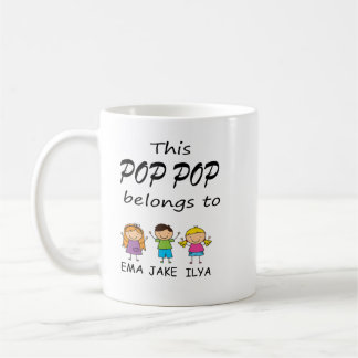 Caneca De Café Este Pop Pop Pertence A