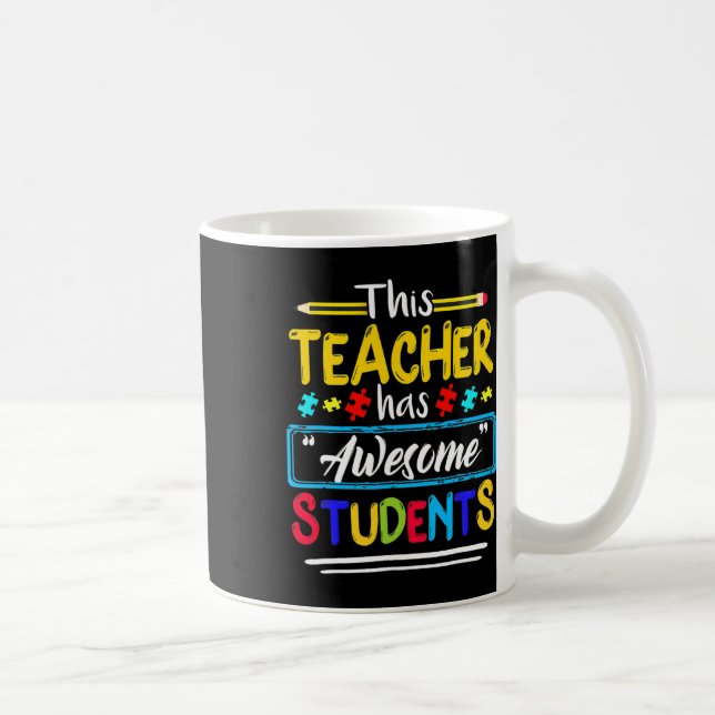 Caneca De Café Este Professor Tem Estudantes Incríveis Quebra-cab (Direita)