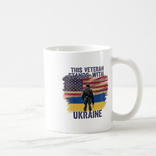 Caneca De Café Este Veterano Apoia a Ucrânia 10