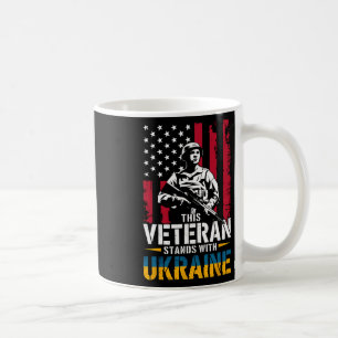 Caneca De Café Este Veterano Apoia a Ucrânia 6