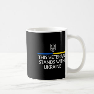 Caneca De Café Este Veterano Apoia a Ucrânia Zelensky Ucrânia