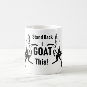 Caneca De Café esteja-me para trás cabra isto
