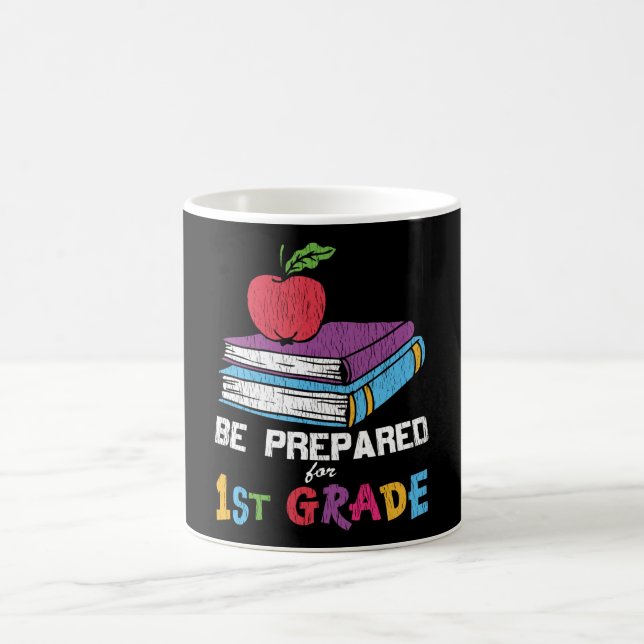 Caneca De Café Esteja Preparado para Presente Infantil de Volta à (Centro)