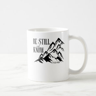 Caneca De Café Esteja Sempre A Saber - Salm 46:10