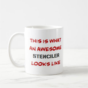 Caneca De Café estêncil incrível