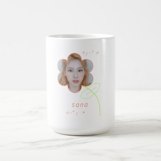 Caneca De Café Estética Bela Sana Kpop Duas Vezes Adolescente (Centro)