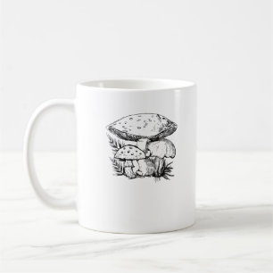 Caneca De Café Estética Cute Cottagecore Cogumelo Fungo Goblincor