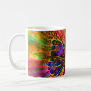 Caneca De Café Estética da borboleta de convênio