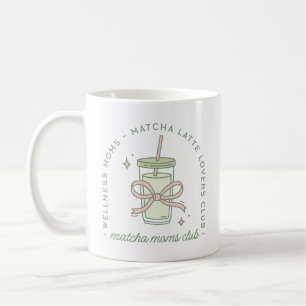 Caneca De Café Estética de bem-estar com latte de matcha para mãe