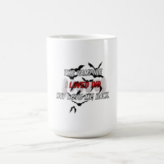Caneca de Café Estética de Citação Gótica de Vampi