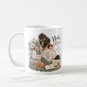 Caneca de Café Estética do Clube da Nova Mãe