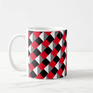 Caneca De Café estética vermelha e preta Painel moderno