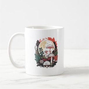 Caneca De Café Estético Goblincore E Gentil Cogumelo Cottagecore