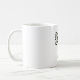 Caneca De Café Estetoscópio de Laço de Enfermeira Vintage Design