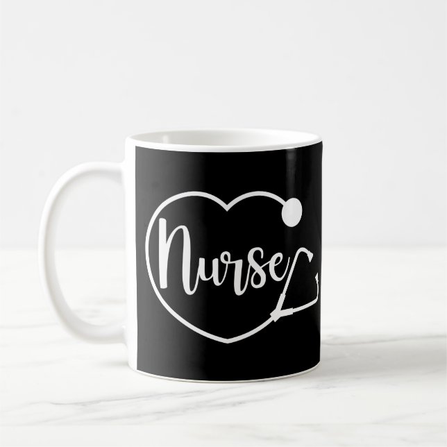 Caneca De Café Estetoscópios de Enfermeiro (Esquerda)