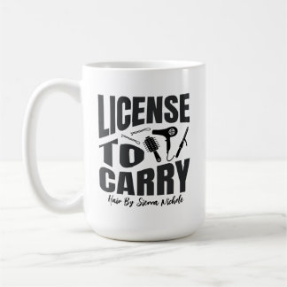 Caneca De Café Estilista de Salões de Cabelo Moderno