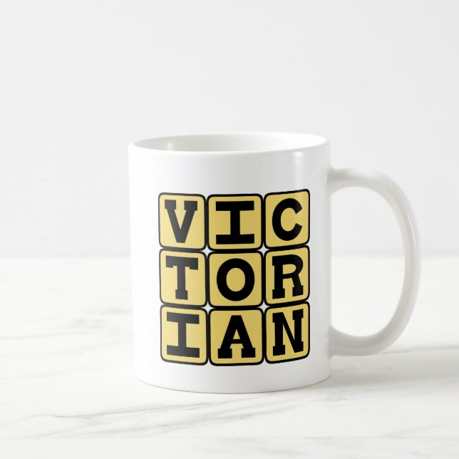 Caneca De Café Estilo Arquitetônico Vitoriano (Direita)