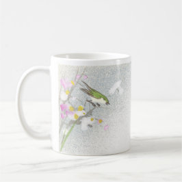 Caneca De Café Estilo Asiático do Vintage Bird