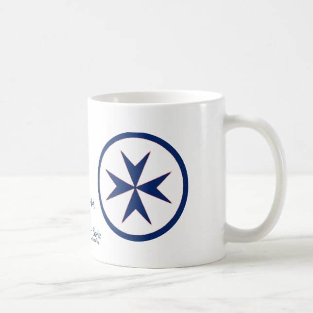 Caneca De Café Estilo Corsair Azul (Direita)