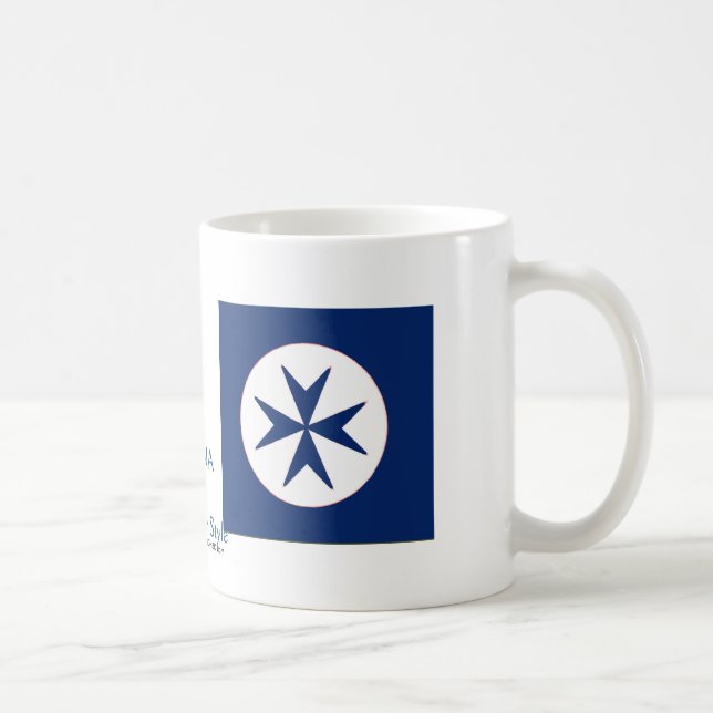 Caneca De Café Estilo Corsair Azul (Direita)