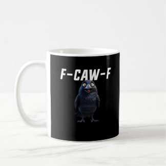 Caneca De Café Estilo Criativo Engraçado do Corvo F Caw