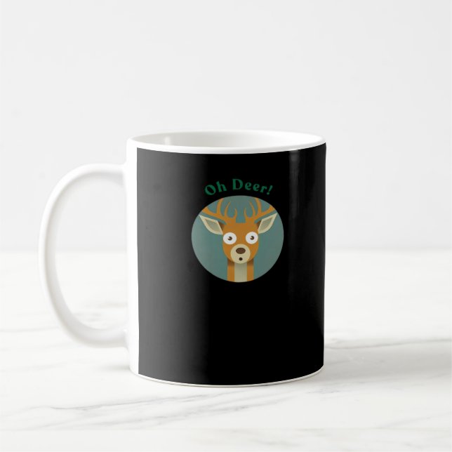 Caneca De Café Estilo Criativo Oh Deer (Esquerda)