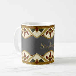 Caneca De Café Estilo de Deco de Arte Personalizado