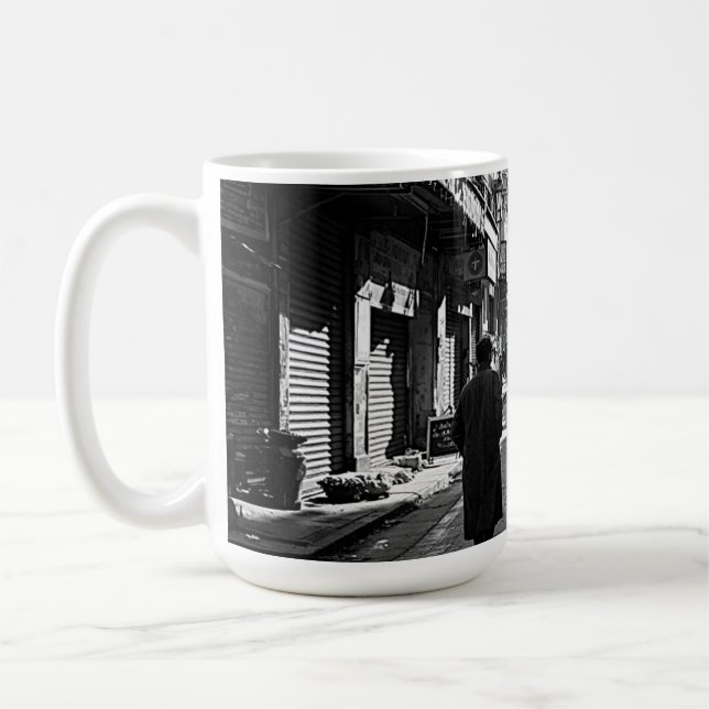Caneca De Café Estilo de Filme de Cidade Áspera (Esquerda)