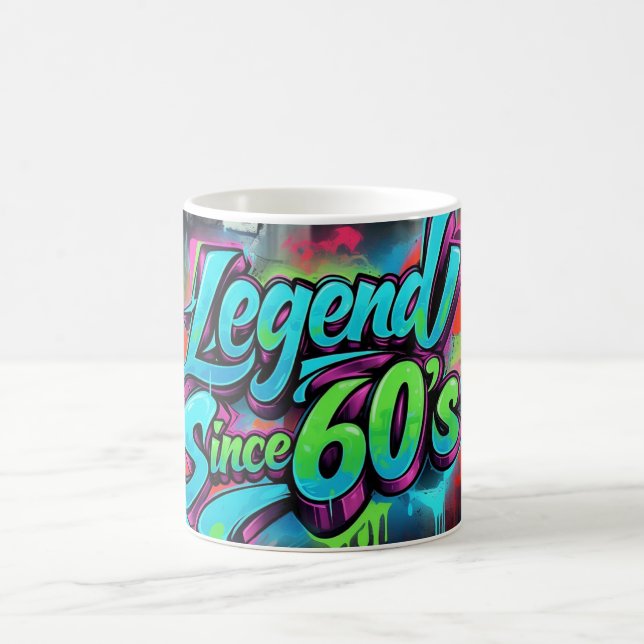 Caneca De Café Estilo de grafite "Legenda desde os anos 60 (Centro)