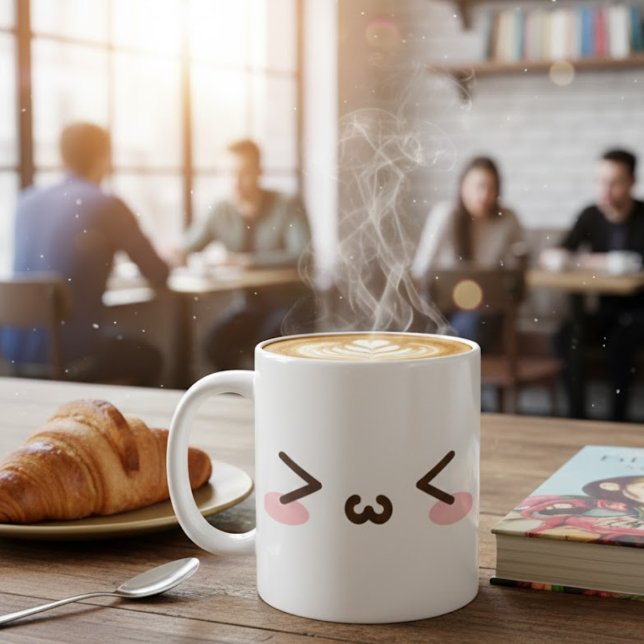 Caneca De Café Estilo de Personagem Fofo e Macio (Criador carregado)