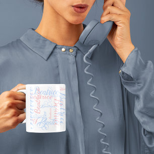 Caneca De Café estilo de pia batismal conhecido personalizado do