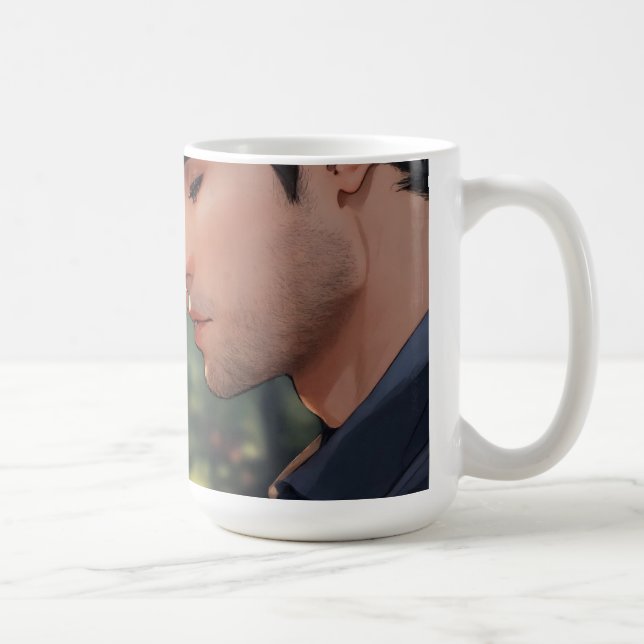 Caneca De Café estilo de quadrinhos (Direita)