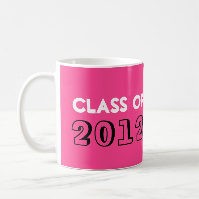 Caneca De Café Estilo de rendimento desenhado na classe de gradua (Esquerda)