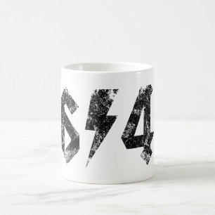 Caneca De Café Estilo de Rock do 8647 Anti Trump Retro Vintage 80