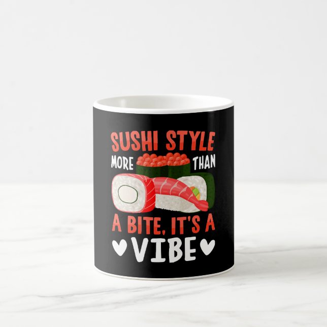 Caneca De Café Estilo de Sushi Mais do que uma Mordida (Centro)