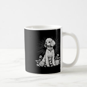 Caneca De Café Estilo de Tatuagem Retroativa Cachorro Poodle
