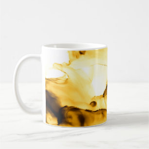 Caneca De Café Estilo de Tinta Japonês com Álcool Brilhante. Be