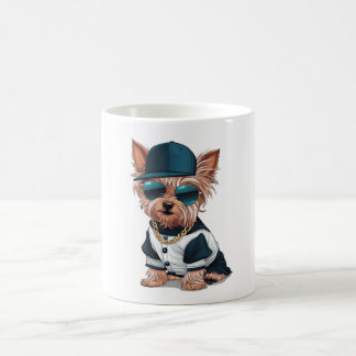 Caneca De Café Estilo de Yorkshire Terrier
