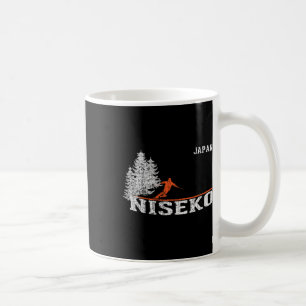 Caneca De Café Estilo dos anos 80 Niseko Japão Esqui Antigo