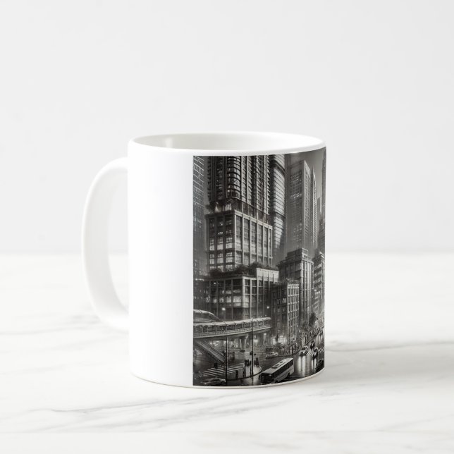Caneca De Café Estilo dos Anos 90 (Frente Esquerda)