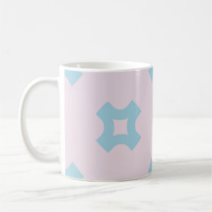 Caneca De Café Estilo engraçado padrão geométrico sem costura com