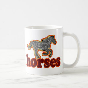 Caneca De Café estilo fazenda dos cavalos