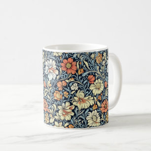 Caneca De Café estilo floral William Morris padrão de acanto