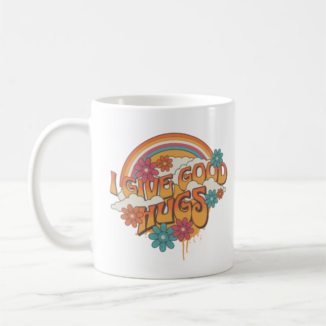 Caneca De Café Estilo Hippie Incrível Eu Dou Uma Frase Engraçada  (Esquerda)