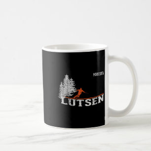 Caneca De Café Estilo Lutsen Mn Vintage Skiing, 1980